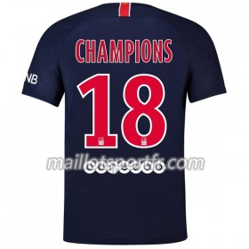 Maillot de Foot Paris Saint-Germain Champions 18 Domicile 2018/19